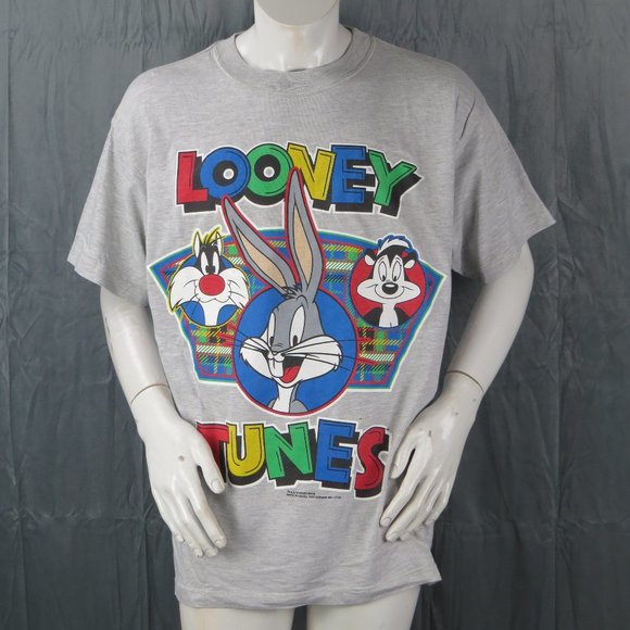 Vintage Graphic T-shirt - Looney Tunes Big Graphic - Men's Large - Picture 1 of 9